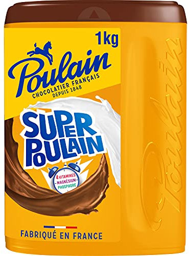 Poulain Chocolat en Poudre Super Boite 1 kg - Pack de 10