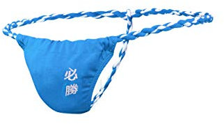 Newsywell Hommes String en Coton Tanga Bikinis Bulge Pouch Micro Low Rise Briefs Élastique Slip Underwear sous-Vêtements Bleu X-Large