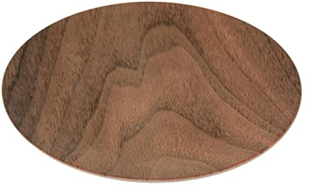Secret de gourmet Assiette Plate Design Bois Mood - Diam. 26 cm - Marron