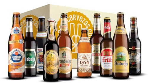 Cervezas Alemanas Bierfest (Pack 10 variedades) - Cerveza Alemana Bierfest - Pack Cervezas Alemana Bierfest - Pack Cervezas del Mundo Regalo - Cervezas del Mundo - Regalo Cervecero - Cerveza Regalo