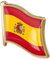 1pc España Bandera Pin Insignia Metal Solapa Alfiler Broche Bandera Española Novedad Regalo Solapa Corbata Punta Insignia Accesorio