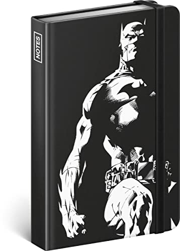 NOTIQUE Notizbuch Liniert, Klein Notizheft für Erwachsene und Kinder, Notizheft, Hardcover Notebook (Batman - Dark Knight)