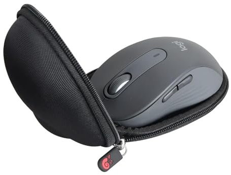 Hermitshell Hard EVA Travel Case for Logitech Signature M650 Wireless Mouse (Black)
