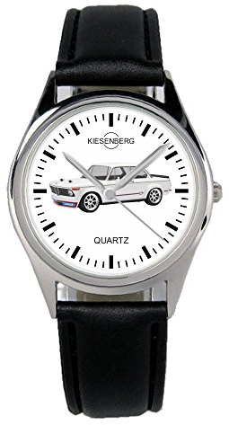 KIESENBERG Armbanduhr 2002 Turbo Oldtimer Geschenk Artikel Idee Fan Damen Herren Unisex Analog Quartz Lederarmband Uhr 36mm Durchmesser B-1820