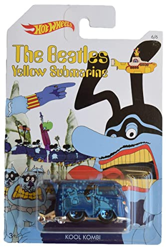 Hot Wheels Kool Unisex Blue The Beatles 6/6 Combo Car Die-Cast Vehicle