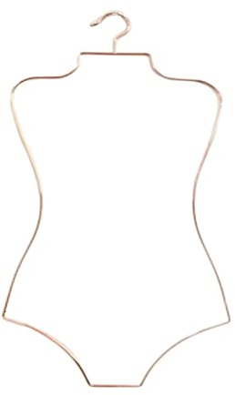 F Fityle Kleiderbügel für Bikini, Badeanzug Kleiderbügel, Metall Bikini Aufhänger Körperform, Dessous Kleiderbügel, Wire Body Shape Display Kleiderbügel für Dessous Bikini Bademode Store