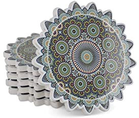 Sous-verres marocains Mozaiek Rowan (lot de 6) | Safaary