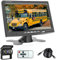 Retrocamera Camper Telecamera Posteriore per Auto,Monitor LCD da 7 Pollici Telecamera per Auto Kit,Impermeabile IP68 18IR Visione Notturna con 10M Cavo Video per Auto/Bus/Camion/Camper/Furgone 12V-24V