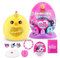 Rainbocorns Eggzania Mini Mania, Chicken, by ZURU Plush Surprise Unboxing with Animal Soft Toy, Idea for Girls with Imaginary Play (Chicken)