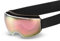 Laphilo Maschera da Sci e Snowboard Unisex Adulto (cod. 2611) (Nero/1, Rosa)