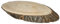Baumscheibe Brett oval Holz Holzbrett Dekobrett Tablett Holzscheibe Ø 24-27 cm
