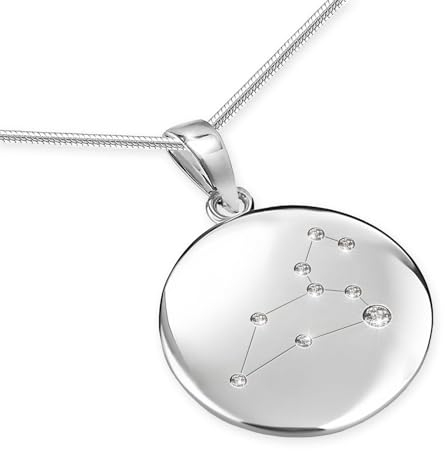 LILLY MARIE Kette Mit Sternzeichen Löwe Anhänger Aus 925 Silber Für Damen