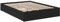 vidaXL Bettgestell, Bett mit Schubladen für Schlafzimmer, Bettrahmen mit Lattenrost, Schlafzimmerbett Doppelbett, Schwarz 140x200cm Holzwerkstoff