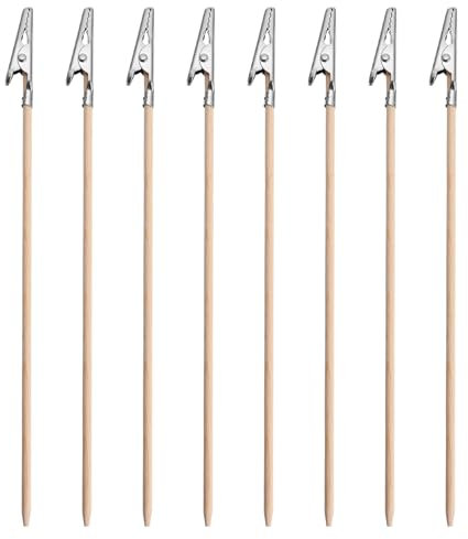 STOBOK Lot de 100 mini pinces crocodiles pour aérographe, passe-temps, support photo, aérographe, pinces crocodiles