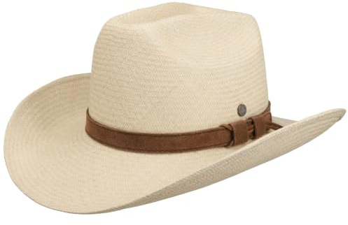 LIERYS Cattleman Panamahut UV-Schutz Herren Frühling Sommer Natur L (59-60 cm)