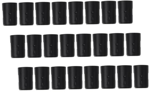 Black Plastic Wire Shelving Lock Clips for Metal Racks, 2 Pairs | Anti Static Design, Quick Clip Connection, Supports Heavy Loads, Minimalist Style for Home and Office