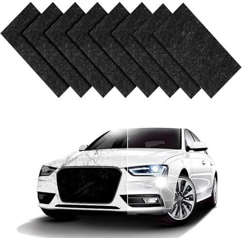 EHIOG 10 Stück Nano Sparkle Tuch Auto Kratzer Entfernen – Kratzerentferner Autolack für Lackreparatur, Entfernt Leichte Kratzer mit Nano-Technologie, Politur Auto mit Glanzeffekt