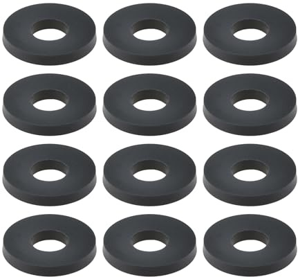 ECSiNG 12 Arandelas Resistentes Al Calor M6 X 15 X 2 Mm de PTFE Compatible con Ciclomotores Y Scooters.