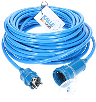 SCHUKO Polyurethanverlängerung 230V H07BQ-F 3G 2,5 mm² von KALLE DAS KABEL 10 Meter