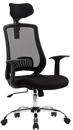 Alphason,AOC4125BLK,Florida Florida Black Mesh Chair,Black
