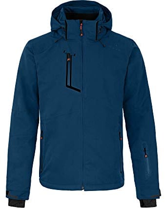 Bergson Nano Light | Herren Skijacke & Outdoorjacke, unwattiert, 20000 mm Wassersäule, Poseidon [390], 50 - Herren