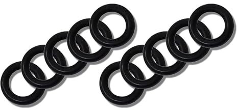 TentSpares - Universal 18mm Inner Tent & Tri-Guy 'O' Rings, Tent Suspension, Flysheet, Tent accessories, Plastic, Black (Pack of 4)