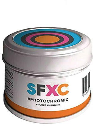 UV Photochromic Plastisol Siebdruckfarbe, Orange 250 ml Orange