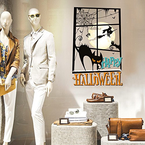 kina UVH0006 Halloweenglas auf transparentem PVC - Deko für Halloween