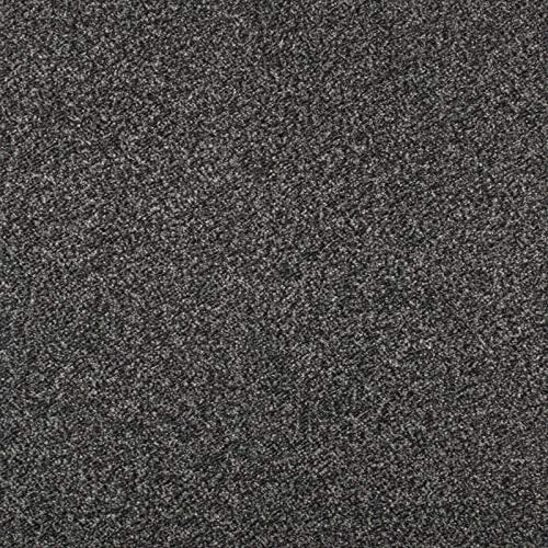 247Floors Budget Saxony Carpet 8mm Flecked Stain Resistant Hard Wearing Feltback (Dark Grey, 2m x 4m)