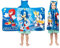 Franco Kids Sonic The Hedgehog, Bad/Pool/Strandtuch, weicher Baumwoll-Frottee, 61 x 127 cm, Kids