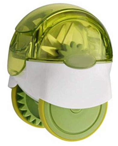 Zhongdawei Manual Garlic Chopper - Roller Garlic Mincer with Wheel, Small Mini Size for Home Kitchen Restaurant Hotel