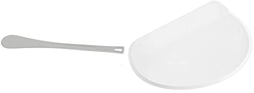 DE BUYER -4745.35 -spatule Blanche en polyglass l. 35cm & 4858.00N -raclette Coupe Pate Ronde polyethylene