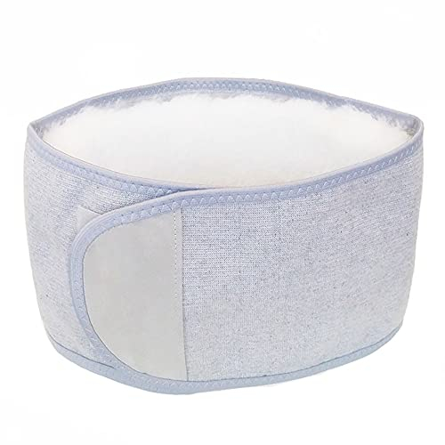 AIDIER Männer Frauen Winter Warmer Kaschmir Taillenschutz Verdicken Thermischer Plüsch Lendenstützgürtel Wärmer Gürtel Wrap für Taille Bauch Bauch (L)