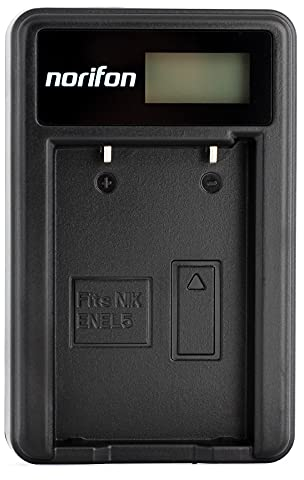 en-EL5 LCD USB Chargeur pour Nikon Coolpix 3700, 4200, 5200, 5900, 7900, P100, P3, P4, P500, P5000, P510, P5100, P520, P6000, P80, P90, S10 Caméra et Plus