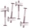 Bed Bolts HEAVY DUTY M8/8mm /Replacement/Fixing Kits Square end/Block Nuts (2 Square Nuts + 2 Bolts)