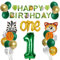 Geburtstagsdeko Jungen 1 jahr Geburtstag Deko Grün Luftballons 1. Geburtstag Junge Kindergeburtstag Deko 1. Zahlen Ballons