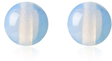 150pcs 6mm Gorgeous White Opal Gemstone Round Loose Beads for Jewelry Making Energy Stone Healing Power