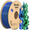 GratKit Dual Color Silk PLA Filament 1,75mm 1kg Spule, Zweifarbiges 3D-Drucker Filament mit +/-0,03mm Präzision, Einfach zu drucken, Blau Und Grün