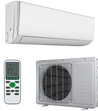 24000 BTU Air Conditioner Wall Split Dehumidifier Heater Air Purifier With Heat Pump Remote Control 7 kW A++ Rating