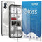 Natbok 2 Piezas Protector de Pantalla para Nothing Phone 2,Dureza 9H,Antihuellas,Sin Burbujas,0.33mm Ultra Transparente Premium Cristal Vidrio Templado para Nothing Phone 2