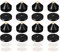 8st Vergoldete Lautsprecher Spikes, Lautsprecher Füße aus Alulegierung, Lautsprecher Ständer, Lautsprecherständer Boxenständer (8 PCS)