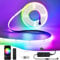 10M WIFI Intelligent COB RGB LED Streifen Strip Lichterkette 576LEDs/M 5760LEDs 24V LED Band Lichtleiste Arbeitet mit Google Home Assistant/Alexaz, Dimmbar Verformbar LED Band mit WiFi Fernbedienung