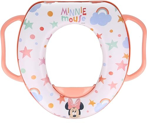 Réducteur WC pour enfants Minnie Disney adaptateur WC universel avec poignées