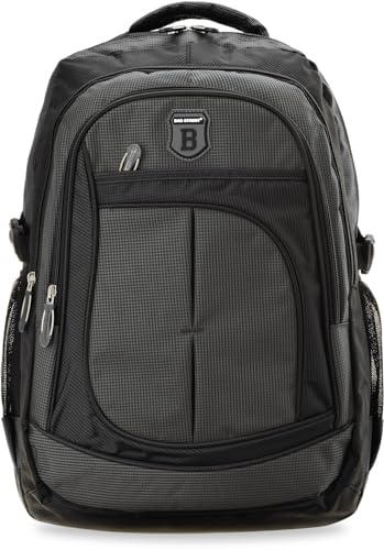 Generisch großer Rucksack Bag Street Schule Ausflug Laptoptasche Sportrucksack Grau