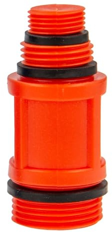 tecuro Universal Baustopfen - Abdrückstopfen für 3/8-1/2 und 3/4 Zoll - Kunststoff rot