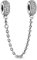 Wedanor Charme Sicherheitskette Charms-Anhänger 925 Sterling Silber Charm Bead Pendant für Europäische Armbänder und Halsketten