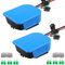 EID 2 Pack for Power Wheels Adapter Fit for Bosch PBA 18V Battery, with Wire Connector, 14 Gauge Wire, 30Amp Fuse, DIY Use for Rc Car, Robotics, Rc Truck, and Work Lights (NO Battery)
