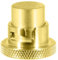 SPARES2GO Cooker Hose Blanking Plug 1/2 BS669 Standard Brass Bayonet Gas Connector Safety Socket