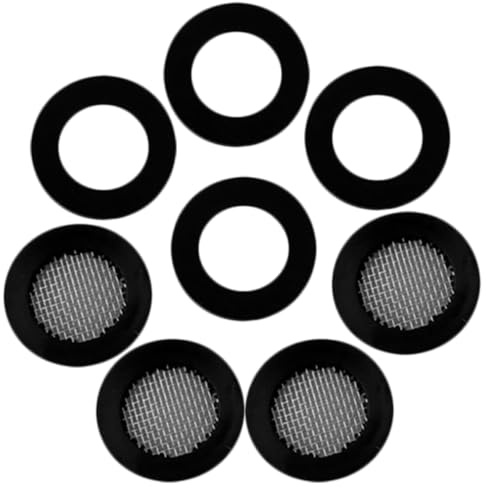 DOITOOL 4 Juegos filtro de cabezal de ducha drenar cabezales de ducha con filtros alcachofas de duchas alcachofas duchas lavadoras colador kit de reparación de grifos de baño junta de goma