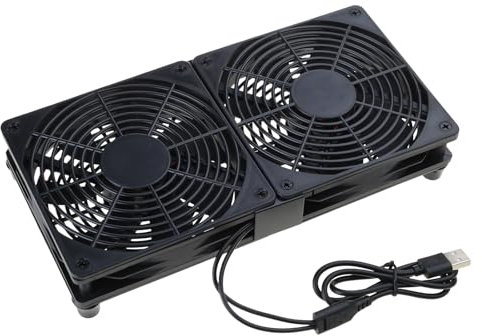 USB Powered Cooling Fan Stand 120mm For Router Rack Sound Video Networks Cabinet Server Workstations Minings Machine Sound Rack Cooling